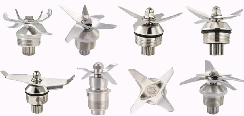 6‑Blade Serrated 3L Blender Cutter Blade Spare Parts Wholesale OEM CKD SKD