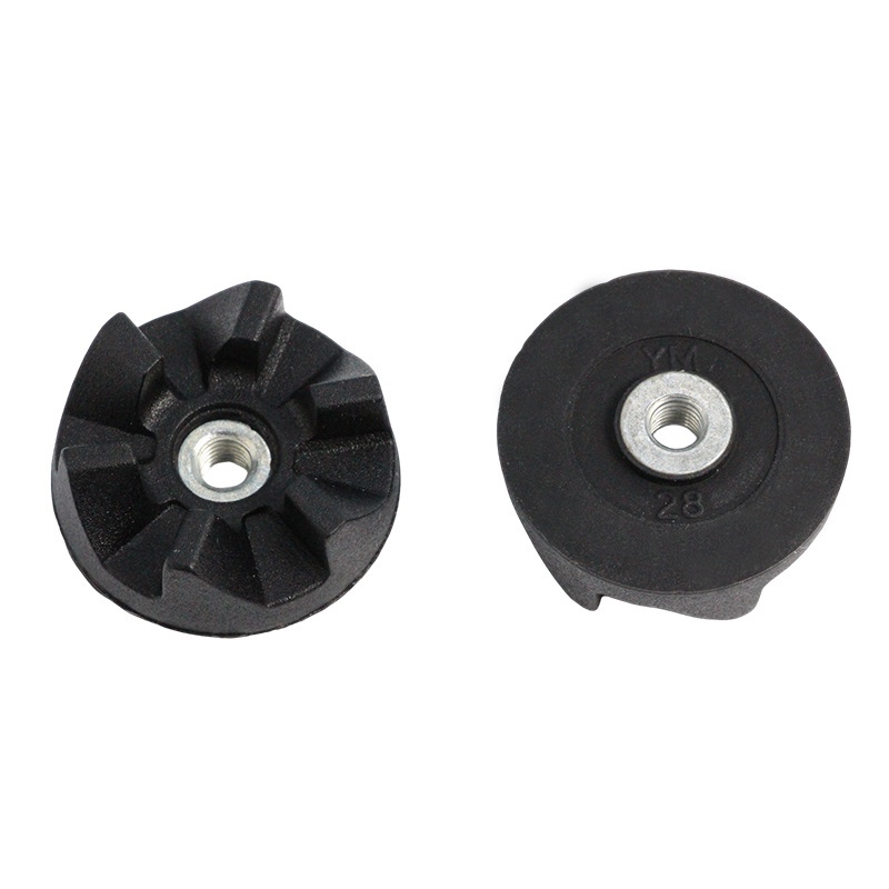 6‑Teeth M5 Left‑Hand Blender Motor Drive Coupler, Rubber Gear Coupling Replacement Part Spare Parts