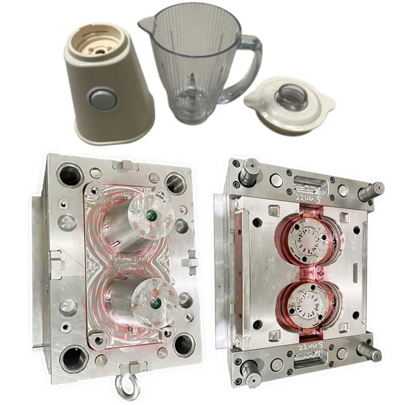 Custom Blender Jar Injection Mold | Small Home Appliance Plastic Mould for Blender Jug Spare Parts