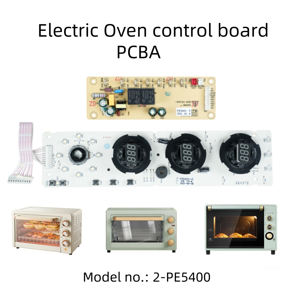 Oven Knob PCBA Control Kit | PID Temperature Control Board with Dual NTC Sensor