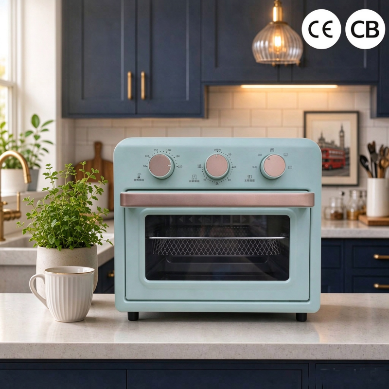 air Fryer Oven 15L 1300W 2 Temperature  Timer CE CB Certification OEM Factory CKD SKD 